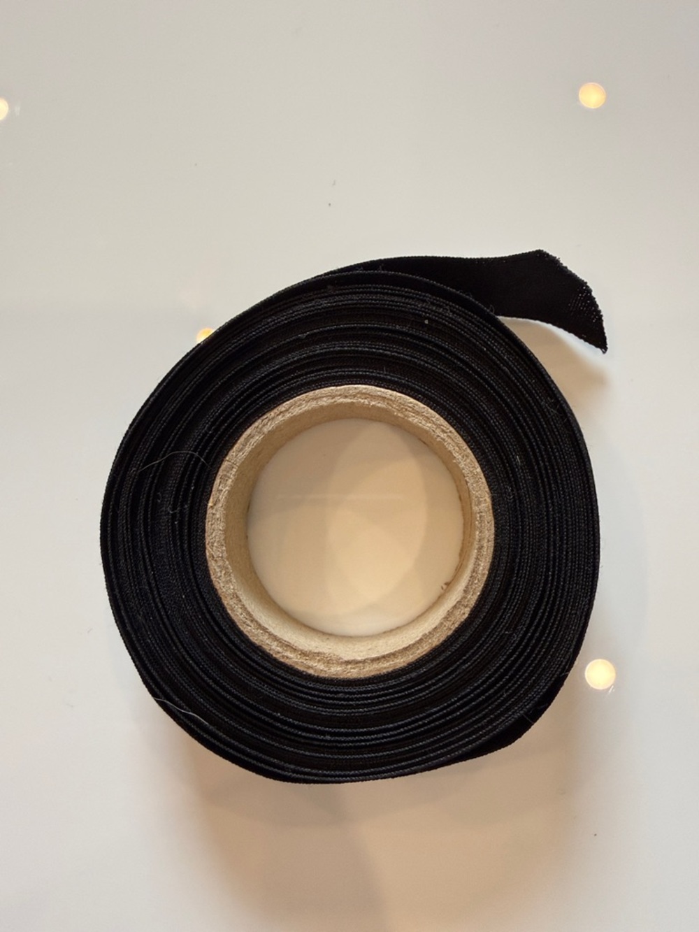 CHANEL Black Ribbon with White Logo - Picture 2 of 4